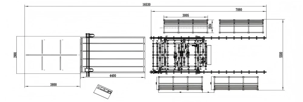mirror loading and cutting machine mirror loading and cutting machine