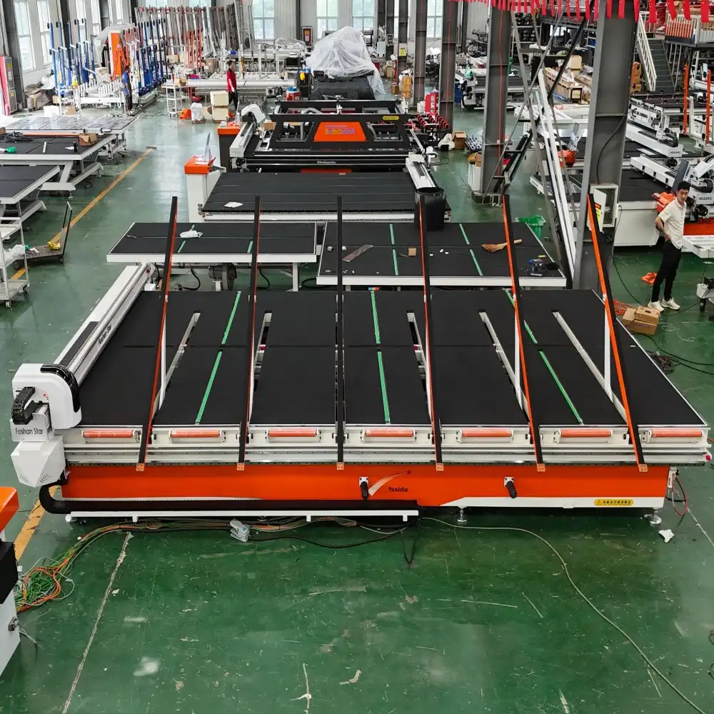 auto glass cutting line machine auto glass cutting line machine