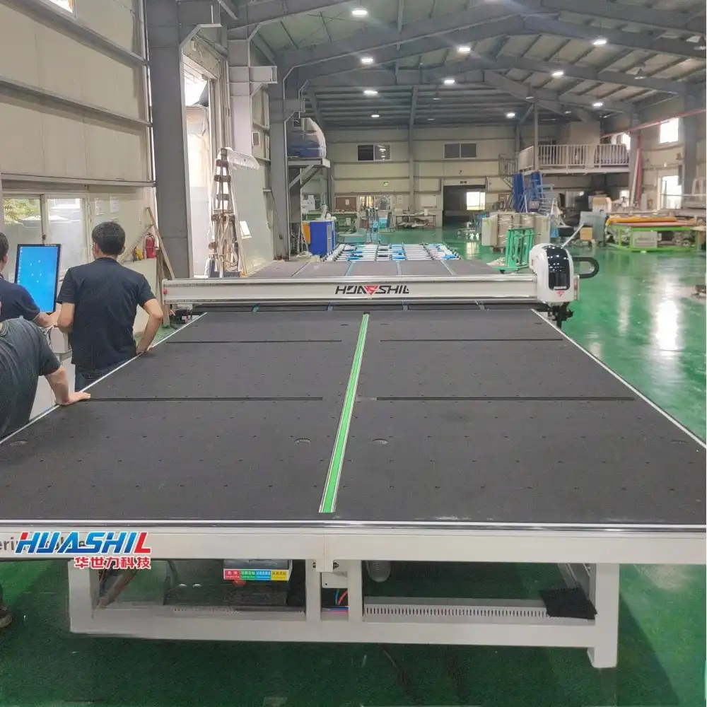 Automatic glass cutting lines for low-e glass Automatic glass cutting lines for low-e glass