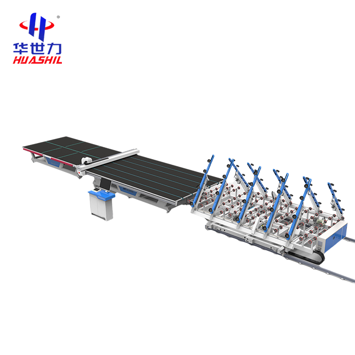 Auto glass cutting line